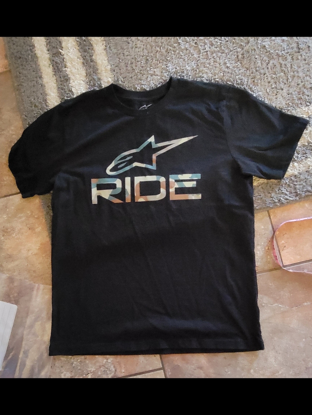 Alpinestars Ride Logo Graphic Tee - Black